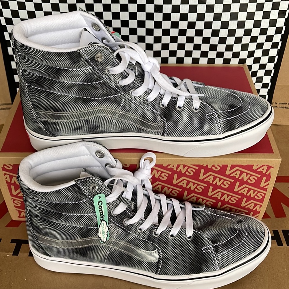 Vans Comfycush Sk8-Hi In Bloom Multi/True White WMNS sneakers - Picture 3 of 16